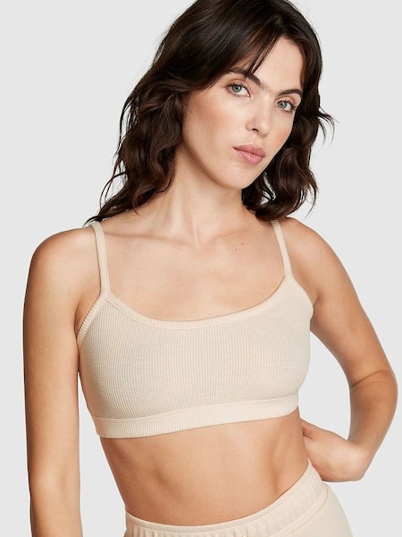 Marzipan Nude Waffle Bralette (Q10596) | £16