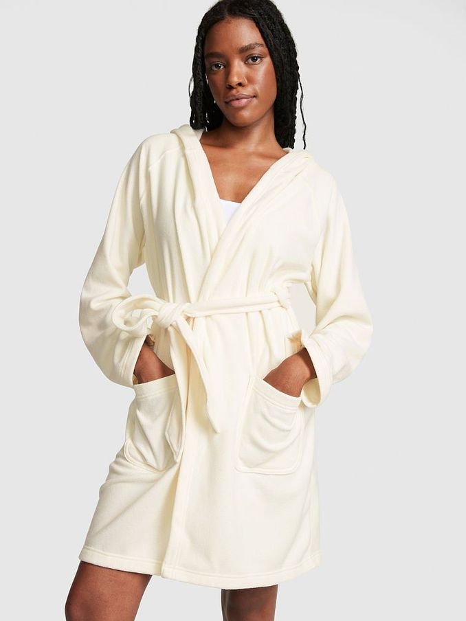 Pink victoria secret dressing gown hot sale