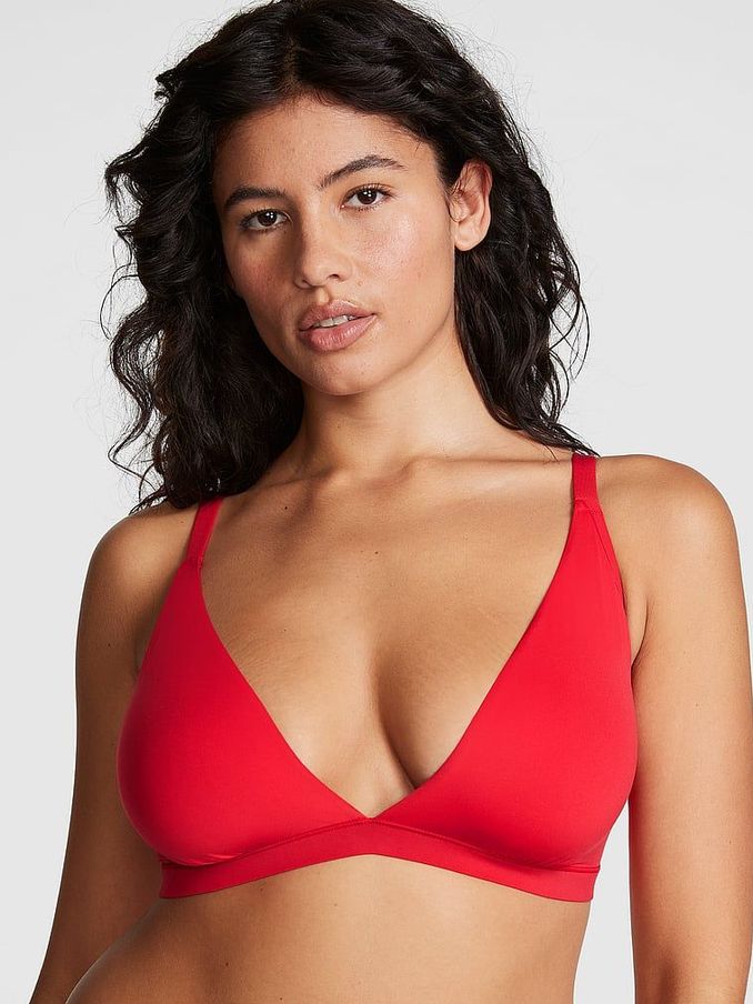 Red outlet bralette outfit