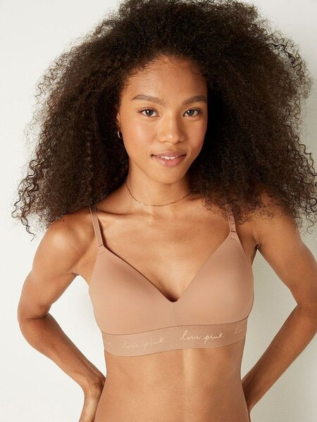 Mocha Latte Nude Smooth Lightly Lined Non Wired T-Shirt Bra (Q11839) | £18
