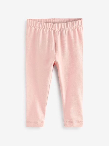 Pink Basic Cotton Leggings (Q12927) | £6