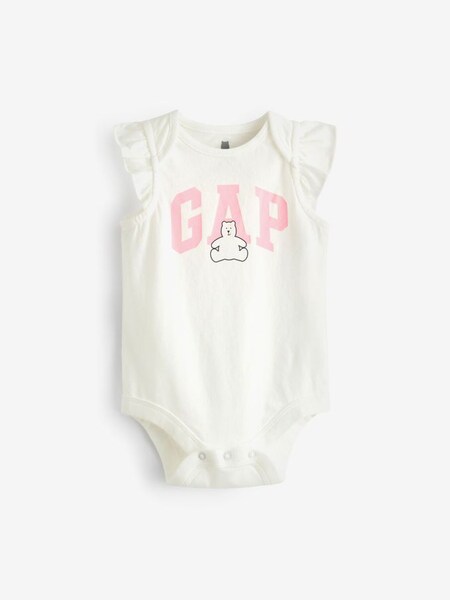 Logo Flutter Sleeve Baby Bodysuit (Q13633) | £4