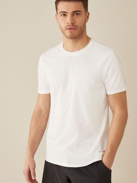 White Everyday Soft Short Sleeve Crew Neck T-Shirt (Q14064) | £10