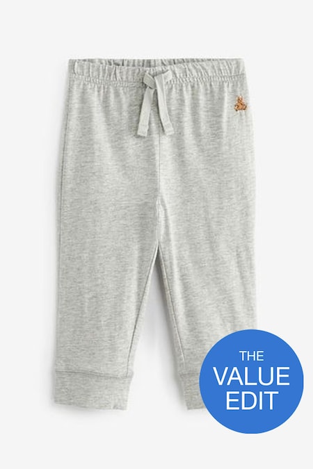 Grey & White Pull-On Joggers (Q18045) | £6