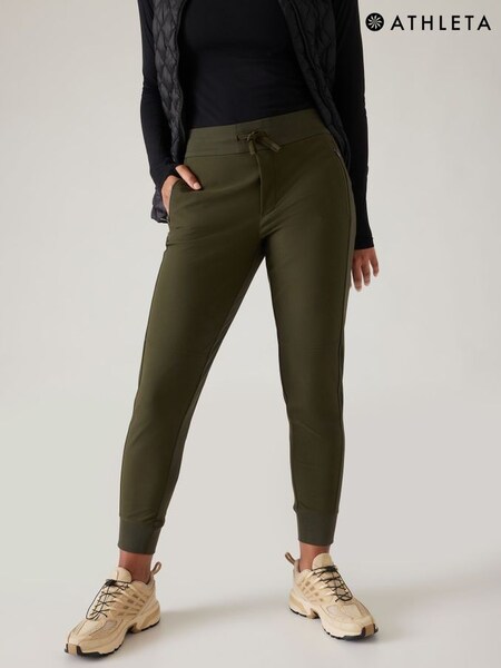 Athleta Green Headlands Hybrid Trek Joggers (Q19076) | £95