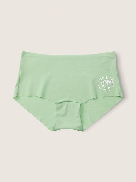 Soft Jade with Graphic Green No Show Short Knickers (Q19415) | £4