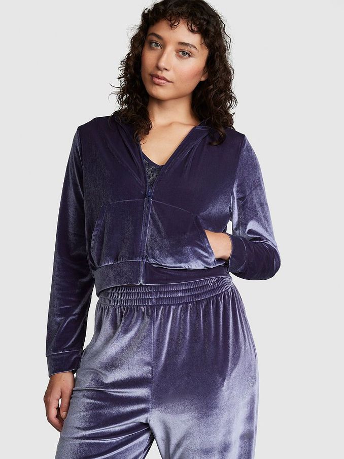 Navy blue victoria top secret hoodie