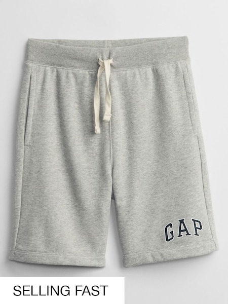 Grey Pull On Logo Jogger Shorts (4-13yrs) (Q21770) | £12