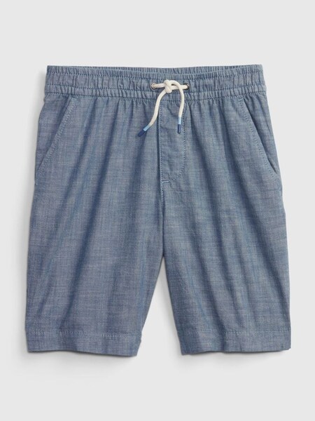 Blue Grey Pull On Jogger Shorts (Q22355) | £6