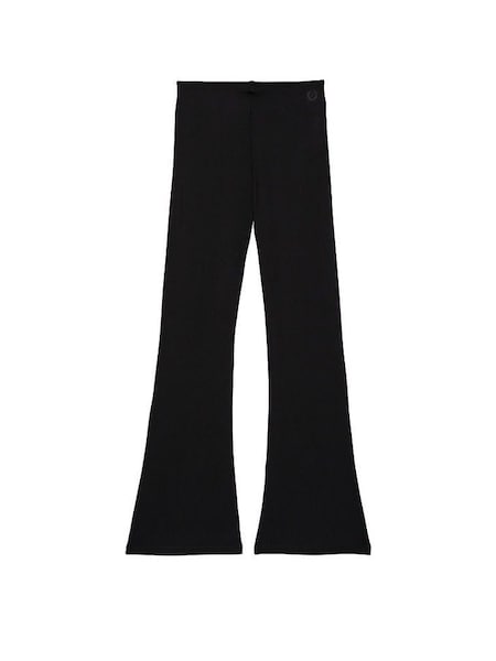 Pure Black Fleece Flare Legging (Q22656) | £50