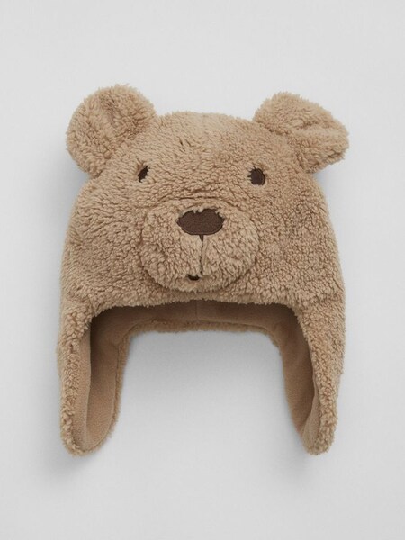 Brown Toddlers Cosy Brannan Bear Trapper Hat (Q22940) | £18