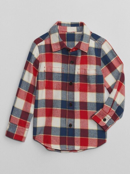 Red Flannel Long Sleeve Shirt (Q23072) | £18