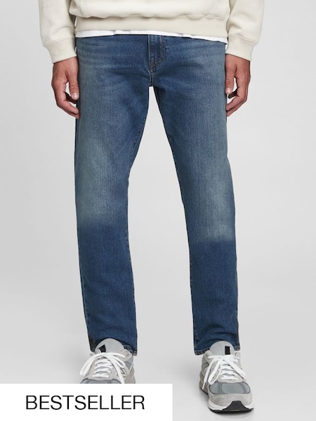 Blue Stretch Slim Fit Soft Wear Jeans (Q25695) | £55