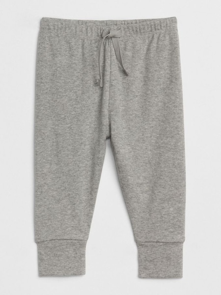 Grey Knit Pull-On Joggers - Newborn (Q25957) | £6