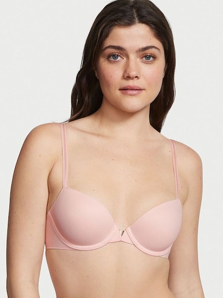 Rose Pink Smooth Lightly Lined Demi Bra (Q26771) | £45