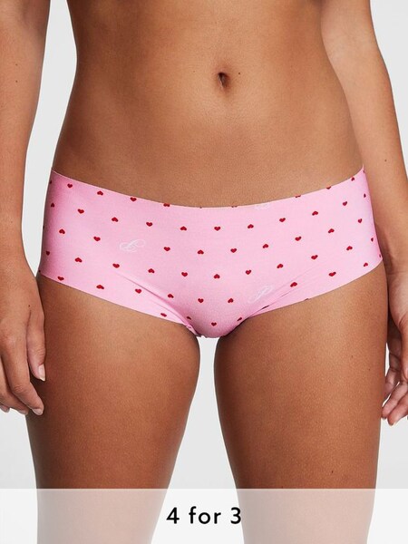 Buy Victoria's Secret PINK Pure Black Heart Script Print Seamless Thong  Knickers from the Next UK online shop