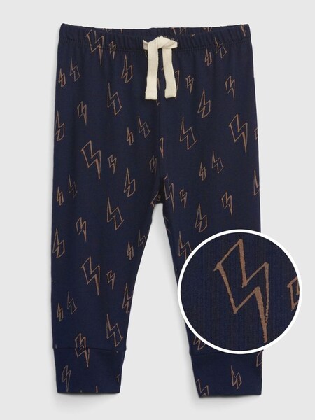 Navy Organic Cotton Mix and Match Joggers -Baby (Q29288) | £8