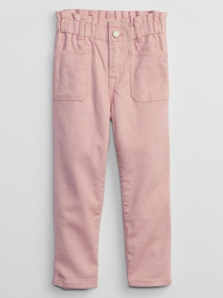 Pink Paperbag Mom Jeans (Q29891) | £12