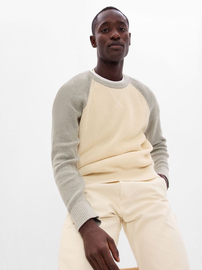 Buy Men s Texture Crew Neck Sale Jumpers Online Gap UK