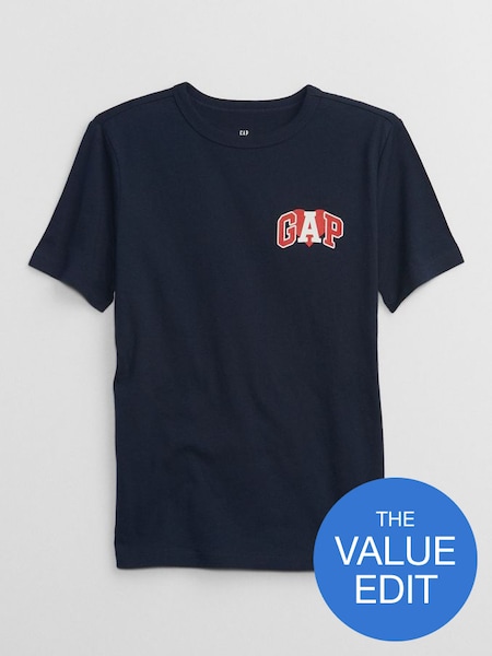 Blue Valentines Logo Short Sleeve T-Shirt (4-13yrs) (Q30877) | £10