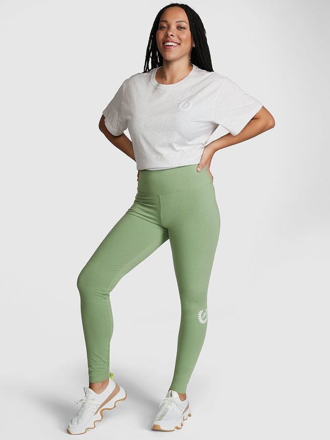 Pink victoria secret leggings cheap clearance