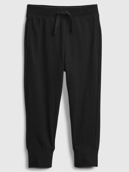Black Organic Cotton Mix and Match Pull-On Trousers (Q31217) | £6