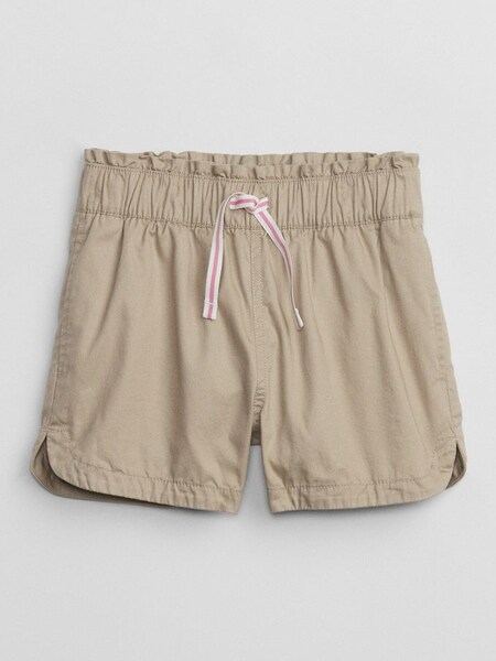 Beige Pull On Sports Shorts (Q34597) | £6