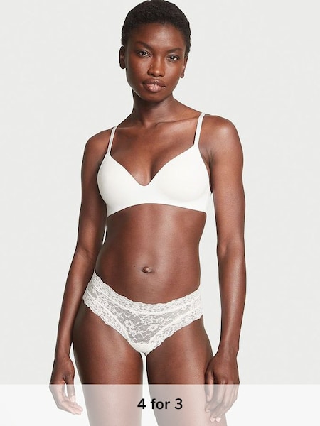 Coconut White Lacie Cheeky Knickers (Q34900) | £9