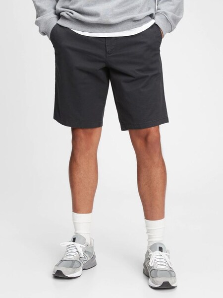 Black 10" Vintage Chino Shorts (Q34924) | £29