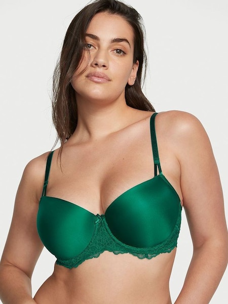 Spruce Green Smooth Lightly Lined Demi Bra (Q35133) | £45