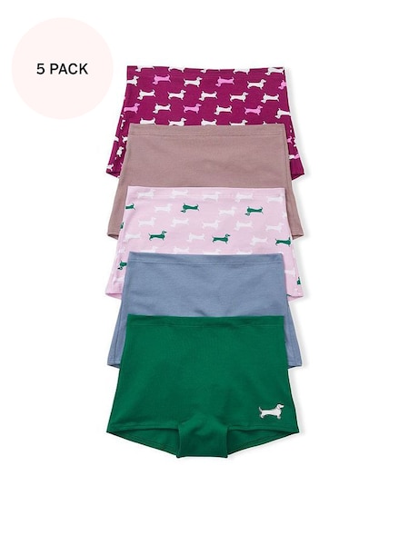 Brown/Pink/Green/Blue Short Knickers Multipack (Q35622) | £25