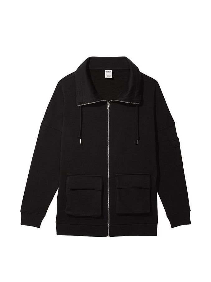 Black pink victoria secret jacket online