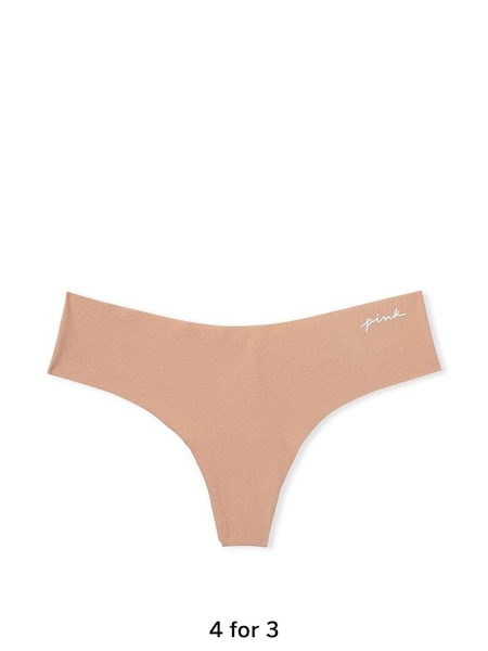 Praline Nude No Show Thong Knickers (Q37337) | £9