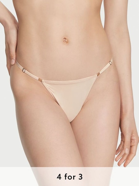 Marzipan Nude Smooth Thong Knickers (Q37708) | £14