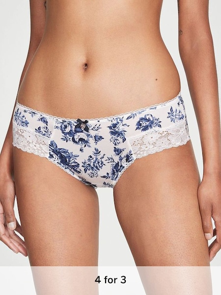 Coconut White Floral Lace Hipster Knickers (Q37709) | £14