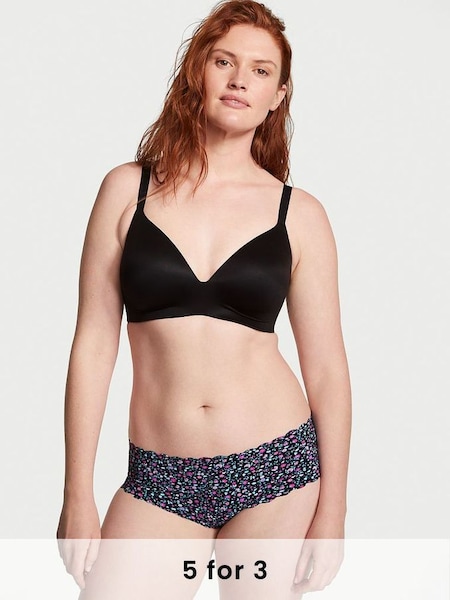 Black Pretty Ditsy Scalloped Hipster Knickers (Q37744) | £9