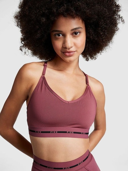 Morning Rose Pink Lightly Lined Sports Bra (Q37859) | £26