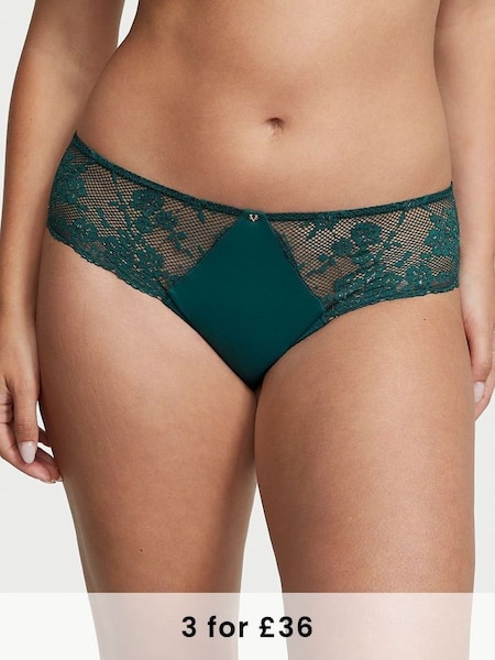 Black Ivy Green Lace Bikini Knickers (Q37861) | £14