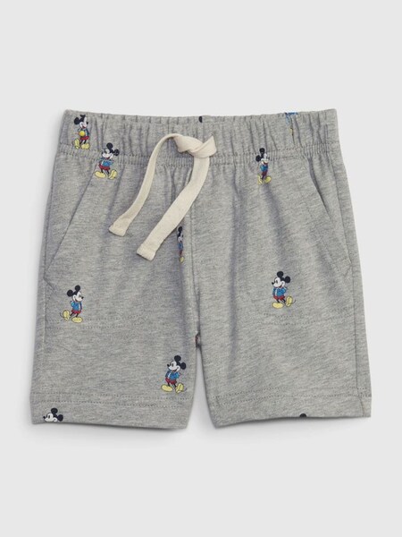 Grey Disney Mickey Mouse Cotton Shorts -  Baby (Q39697) | £5