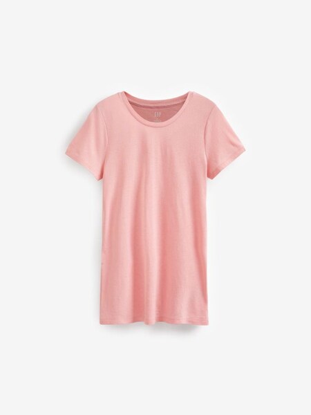 Pink Crew Neck Short Sleeve T-Shirt (Q40267) | £10