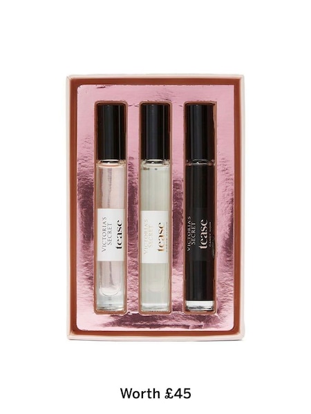 Tease Assorted Rollerball 3 Piece Fragrance Gift Set (Q41975) | £39