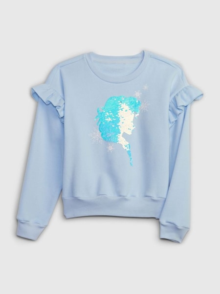 Blue Disney Sequin Graphic Crew Neck Long Sleeve Sweatshirt (Q42470) | £18