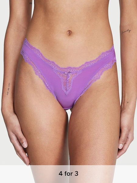 Purple Tease Brazilian Knickers (Q43007) | £14