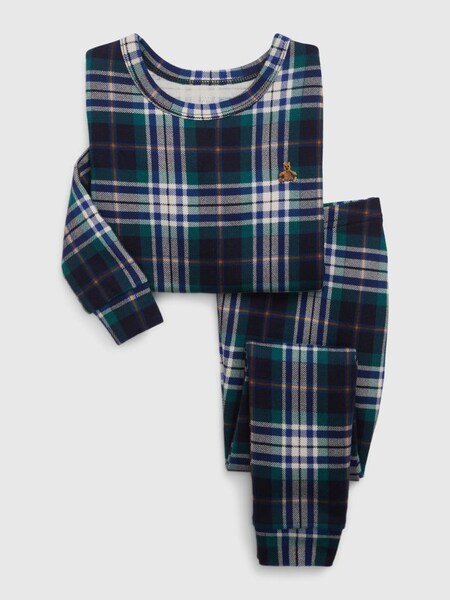 Blue Check Family Christmas Toddler Pyjamas (Q43083) | £18