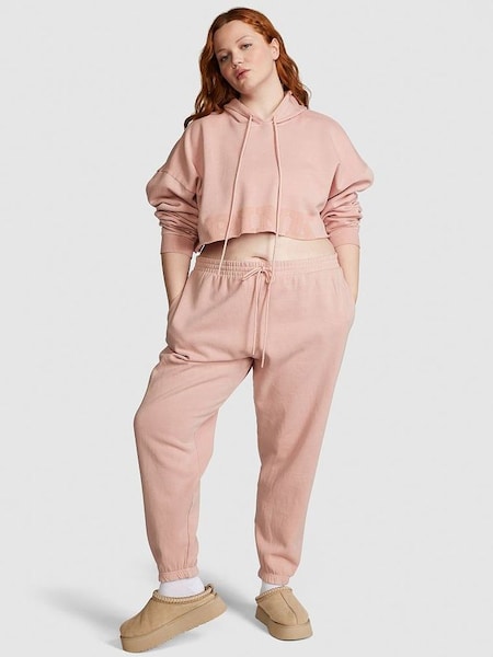 Spring Orchid Pink Fleece Cuffed Jogger (Q43143) | £39