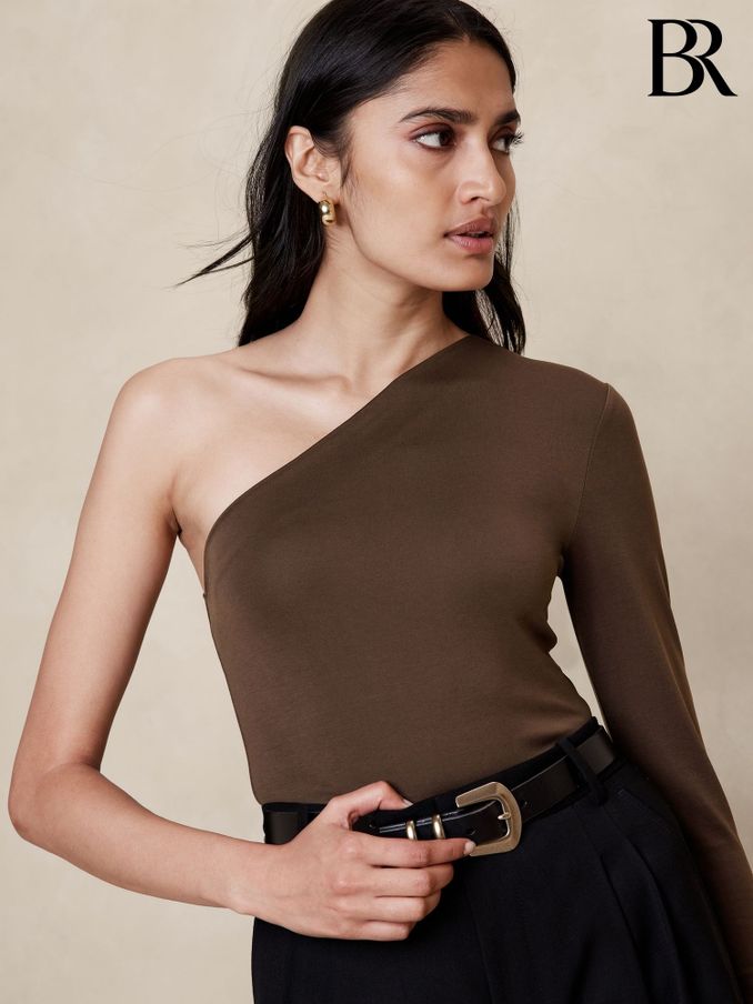 Buy One Shoulder Sale Bananarepublic Online Gap UK