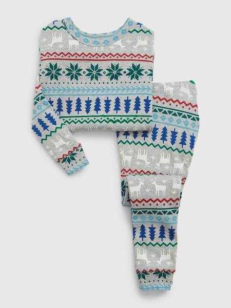 Grey Fair Isle Christmas Pyjamas (Q43248) | £18