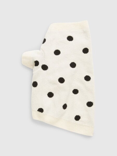 White Dot Knit CashSoft Pet Jumper (Q43284) | £35