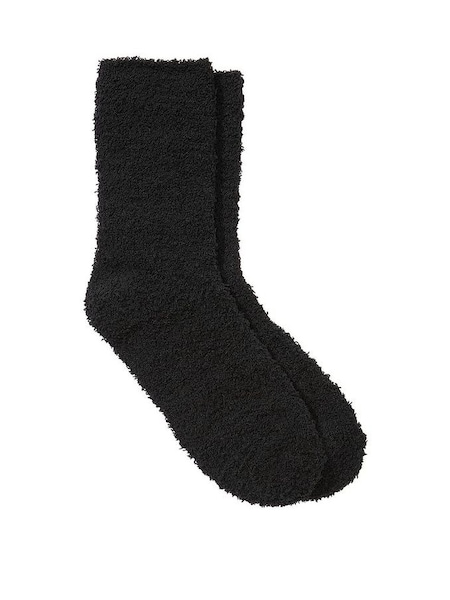 Pure Black Marshmallow Sock (Q43360) | £8