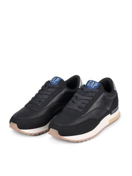 Black New York Low Top Trainers (Q43484) | £65